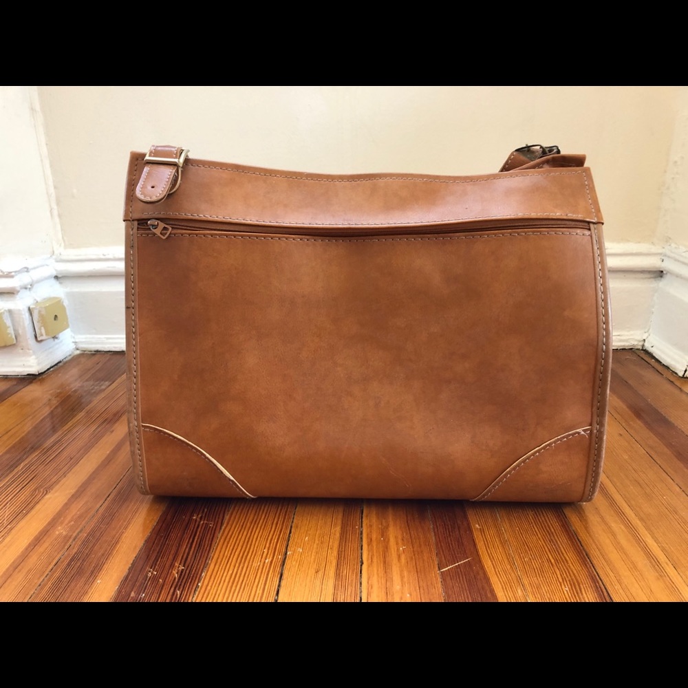 VINTAGE 1980s Hartmann Luggage Leather Travel Bag